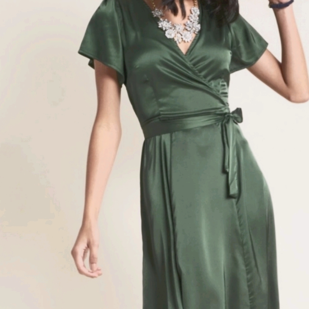 Louche - Modcloth emerald green midi dress